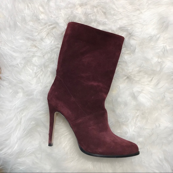BCBG | Valor Mid-Calf Suede Bootie Size 8.5 - Picture 4 of 7